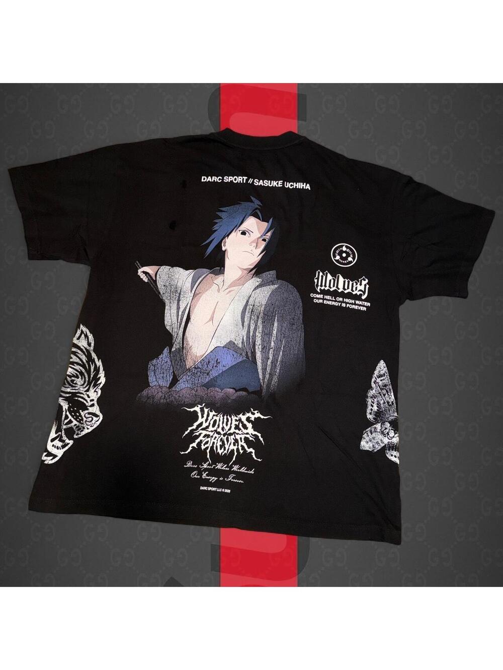 Darc Sport x Naruto Shippuden “Sasuke Uchiha” Side By Side Tee